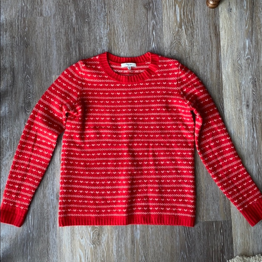 Madewell sweater red